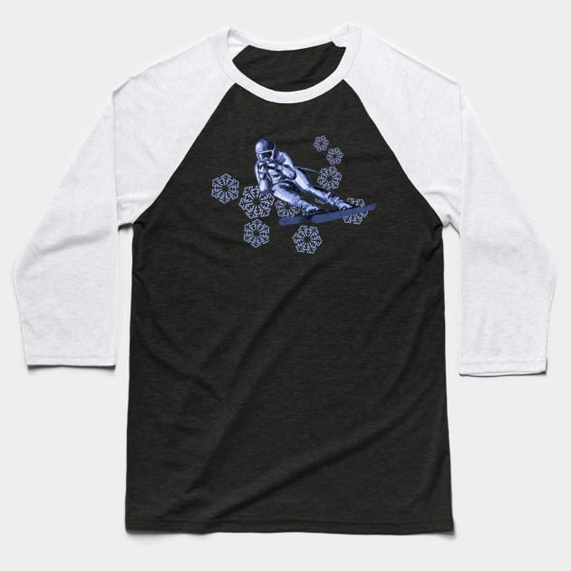 Ski Baseball T-Shirt by sibosssr